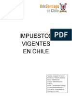 Impuestos Vigentes en Chile