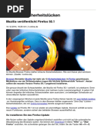 Firefox 50 1 Mozilla Schliesst Kritische Sicherheitsluecken