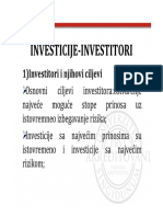 Investicije Investitori PDF