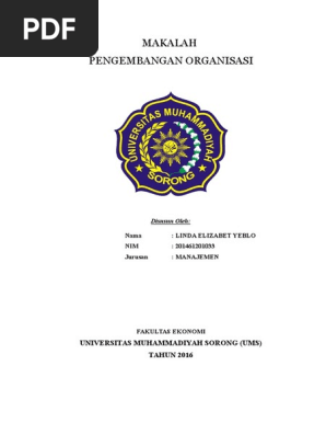 Makalah Pengembangan Organisasi