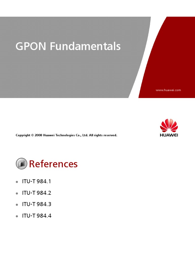 Gpon fundamentals pdf pdf communication media technology