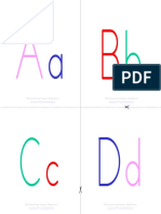 Alphabet Upper and Lower Color
