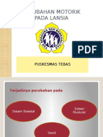 Perubahan Motorik Pada Lansia