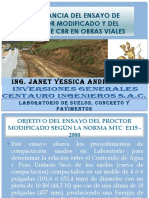 Importancia Del Proctor Modificado y CBR en Obras Viales