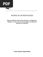 Apuntes Del Investigador