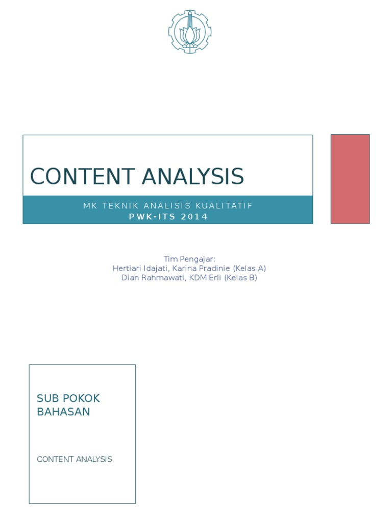 6 Content Analysis | PDF