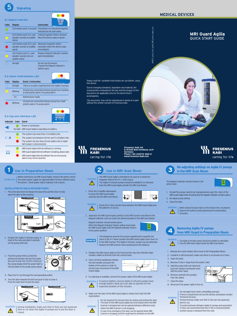 Agilia MRI Guard | PDF | Magnetic Resonance Imaging | Image Scanner