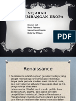 Sejarah Perkembangan Eropa