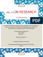 Action Research: DR Sheela Philip
