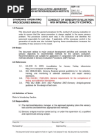 Product Sensory Evaluation Form | PDF | Senses | Food And Drink