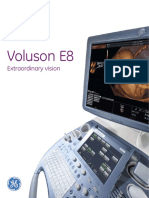 GE Voluson E8 Ultrahang - Prospektus