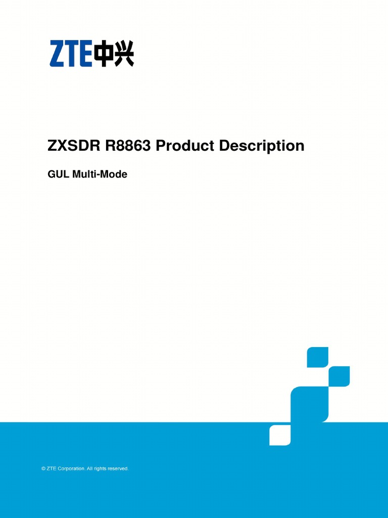 ZTE R8863 Product Description | PDF | Electrical Connector
