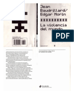 Baudrillard y Morin  La violencia del mundo.pdf