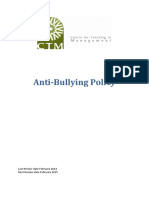 CTM Anti Bullying Policy