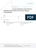 Purification of Recombinant Peritrophic Membrane P