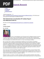 The Professional Assassination of Autism Expert Lisa Blakemore-Brown Medical Misdiagnosis Research