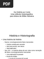 Historiografia e História Na Biblia Hebraica