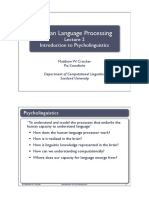Human Language Processing