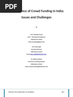 Download Performance of Crowd Funding in India  Issues and Challenges by Prof Chowdari Prasad SN334387774 doc pdf