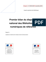 Bibliothèques Numeriques de Reference