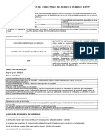 Pontos Especias de Concessão de Serviço Público e Ppp