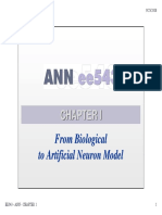 From Biological To Artificial Neuron Model