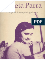 Composiciones para Guitarra de Violeta Parra PDF