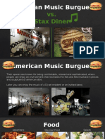 American Music Burguer vs. Stax Diner