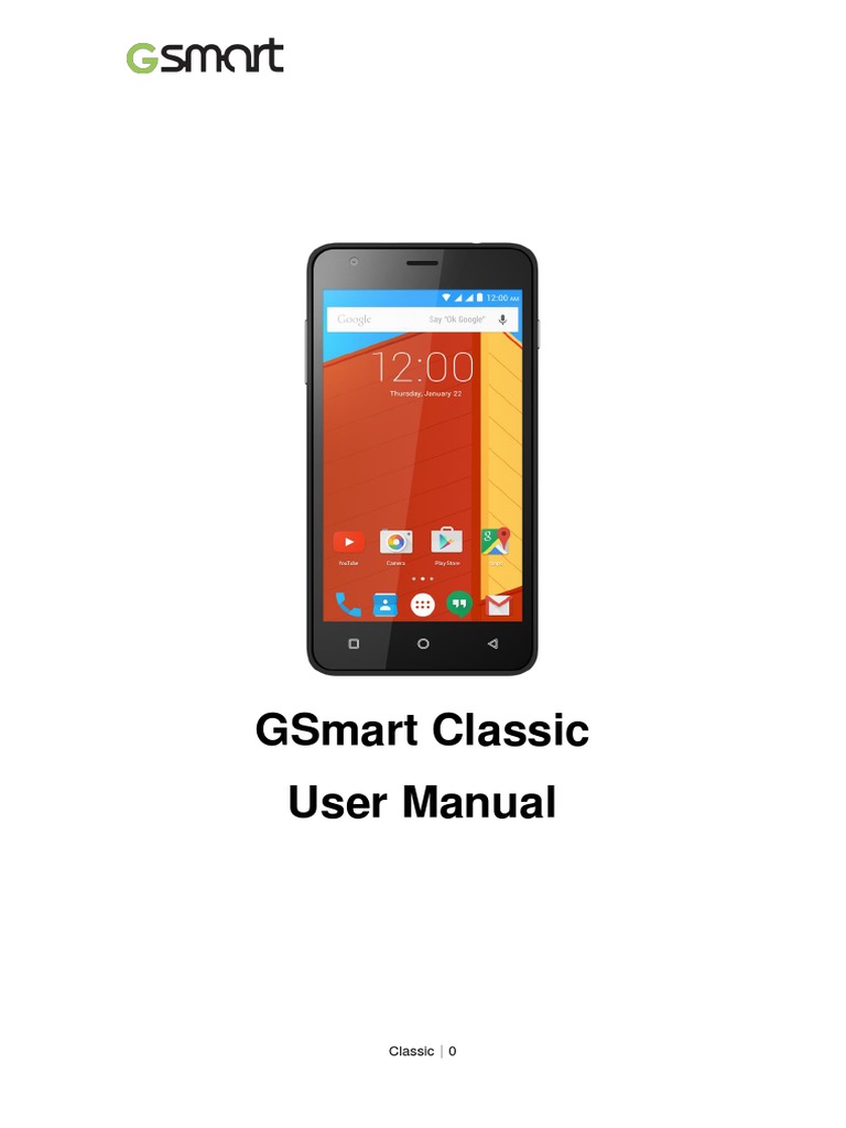 Gsmart Classic User Manual | PDF