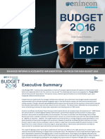 India Budget Analysis 2016 - Enincon