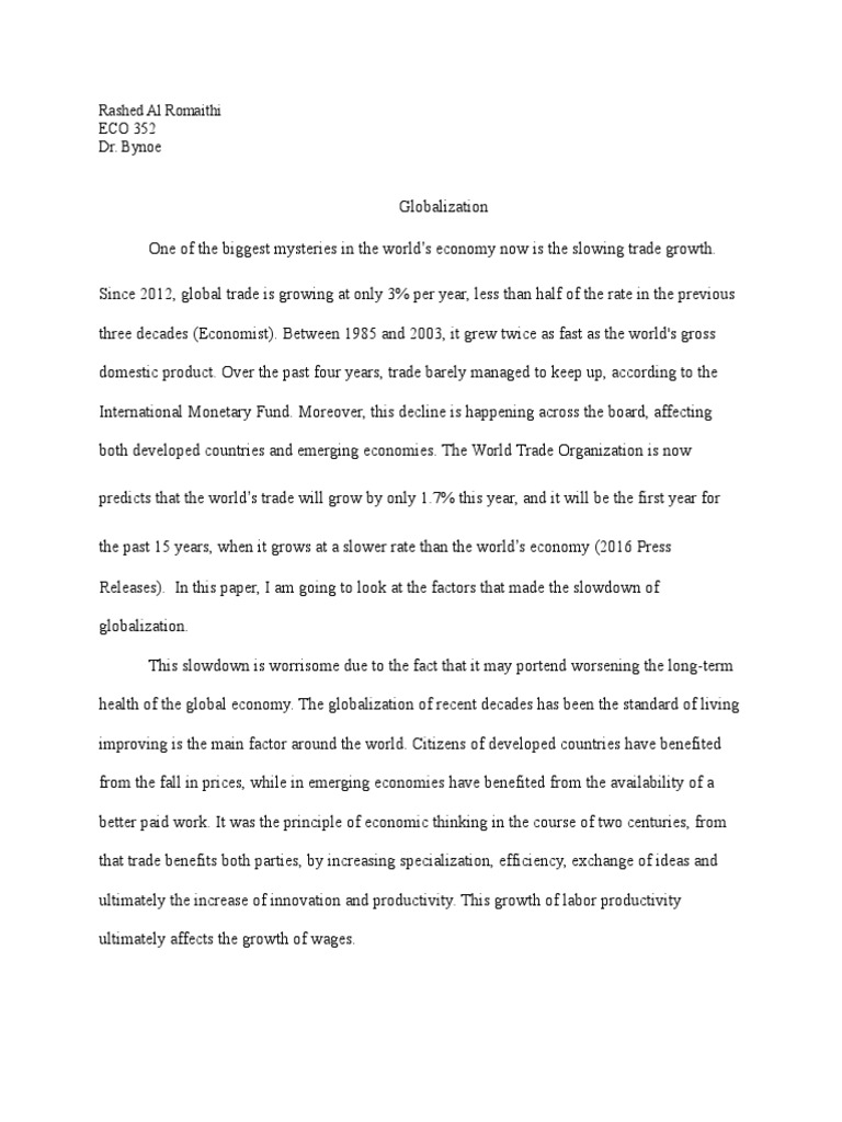 Economy essay writing image