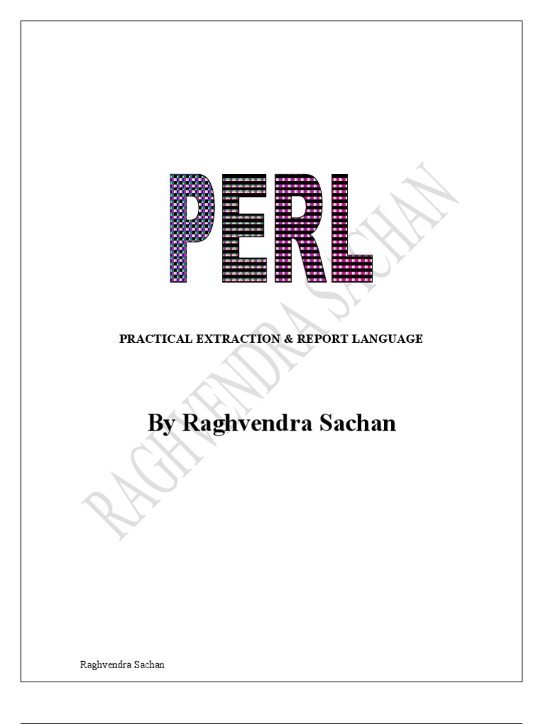 Perl Applications in Bioinformatics | PDF | Bioinformatics | Perl