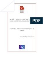 Análisis Financiero - Administración Del Capital de Trabajo PDF