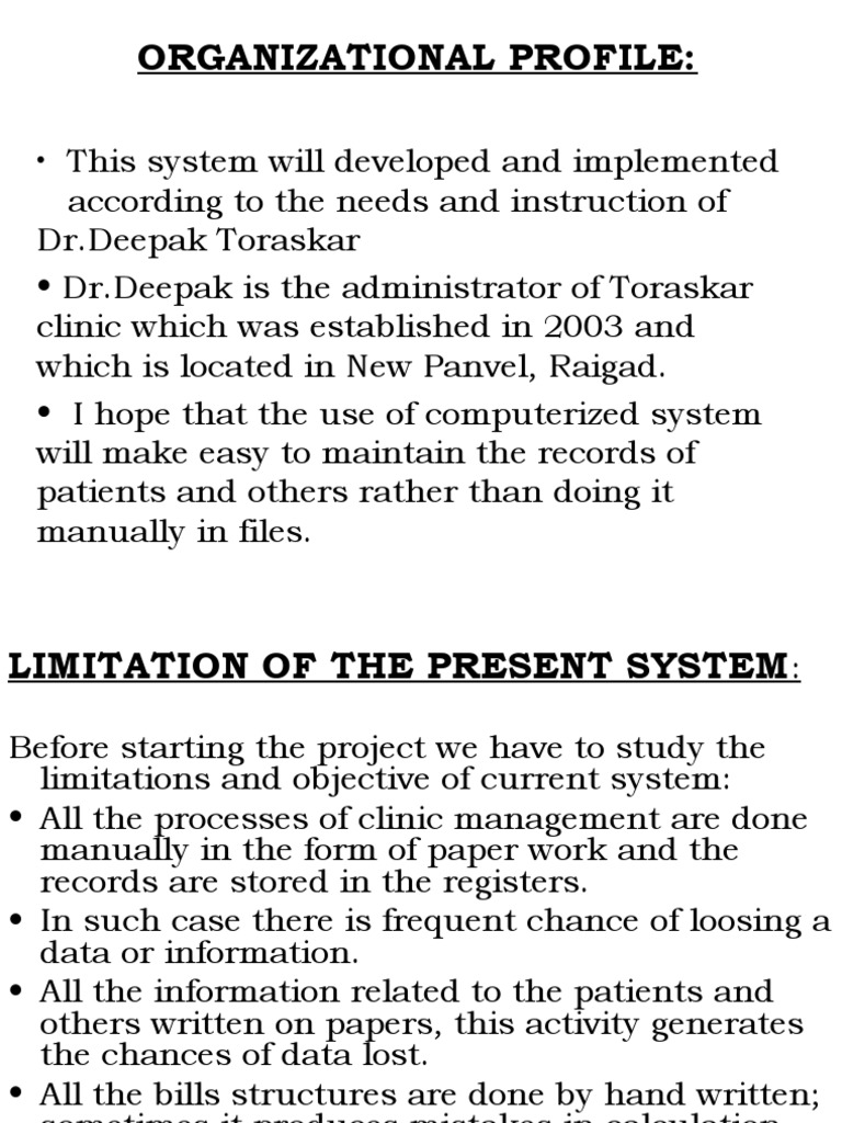 Clinic Management System Upgrade | PDF | Microsoft Windows | Computer ...