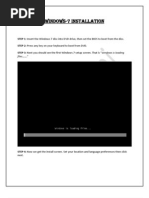 Windows7 Installation