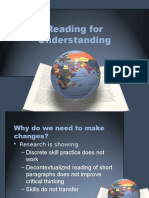 reading for understanding