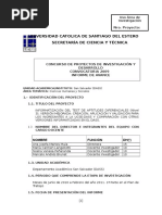 Informe de Avance Convocatoria 2009