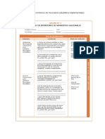 Matriz de Monitoreo de Municipios Saludables