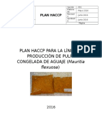 Plan Haccp de Pulpa Congelada de Aguaje