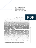 Poliarquia y Democracia - Roberto Garcia Jurado.pdf