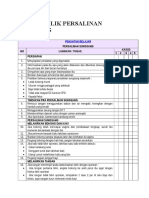 Daftar Tilik Persalinan Sungsang