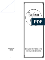 Baptism Class Workbook