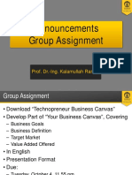 6 - Announcements and Group Assignment
