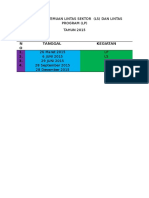 Jadwal Pertemuan Lintas Sektor