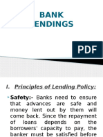 Bank Lendings