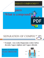 Separation of Mixtures and Compound
