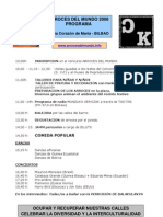 Arroces del Mundo 2008 Programa Bilbao