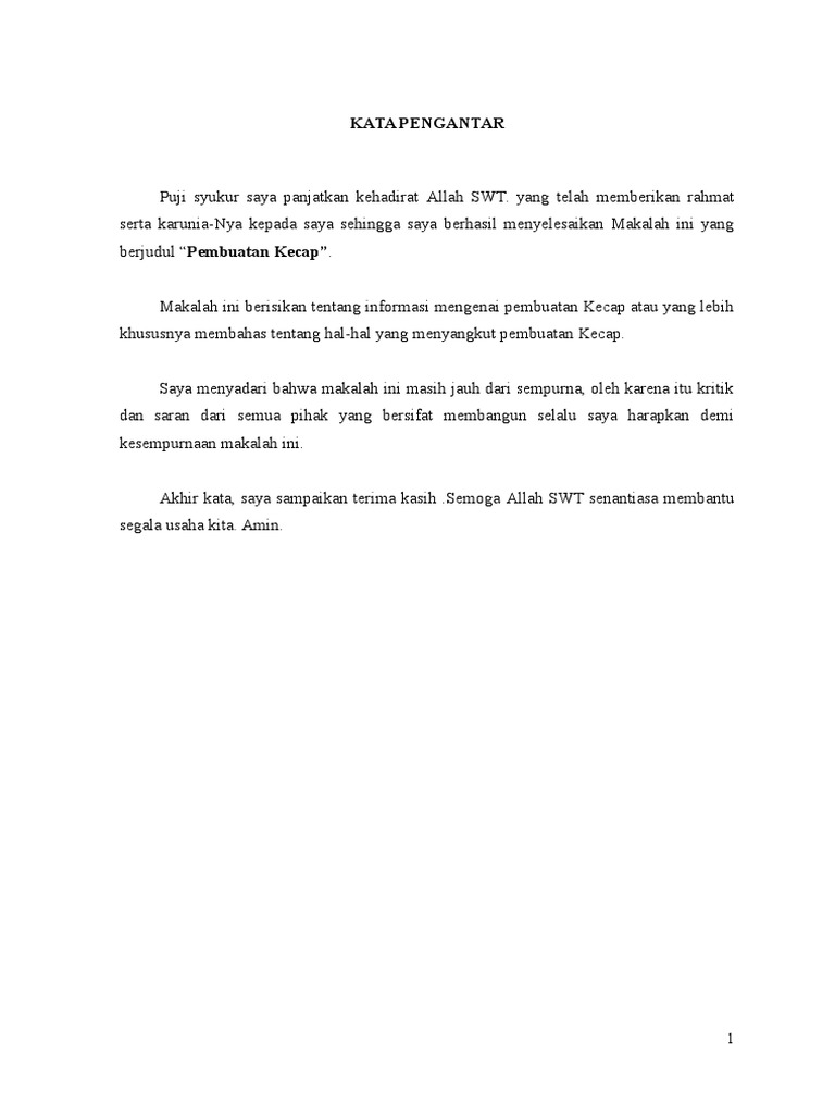 Kata Pengantar Biografi