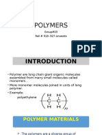 Polymers: Group#03 Roll # 918 - 927-Onwards