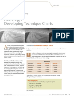 Radiology Developing Technique Charts
